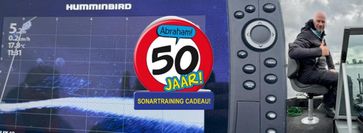 Basis opleiding Humminbird sonar cadeau voor 50e verjaardag
